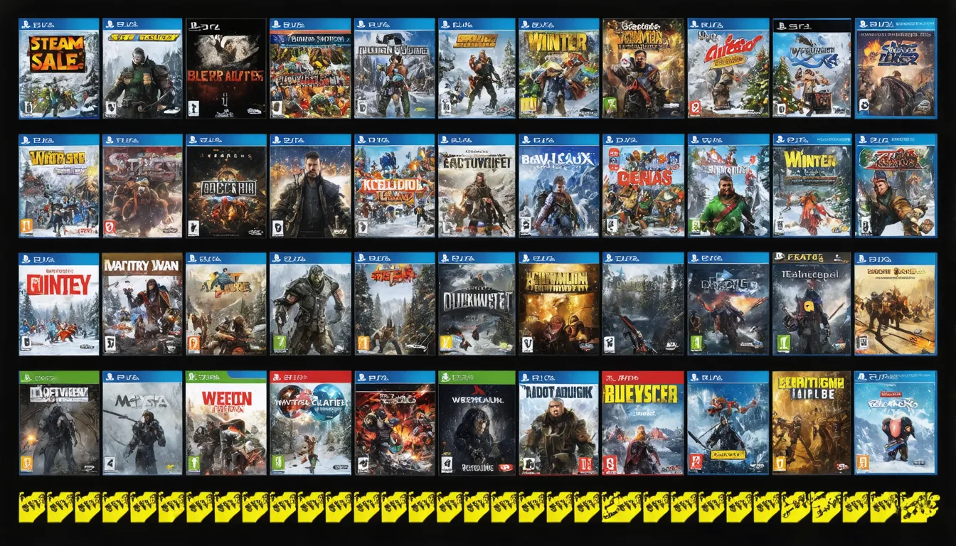 profitez des soldes d'hiver steam 2025 avec des réductions jusqu'à -90% sur vos jeux blockbusters préférés. ne ratez pas ces offres exceptionnelles pour enrichir votre bibliothèque de jeux à petit prix !