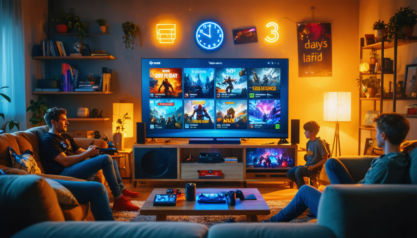 profitez du black friday steam 2025 avec des réductions jusqu'à 75 % sur les meilleurs jeux. plus que 3 jours pour ne pas manquer ces offres exclusives, ne tardez plus !