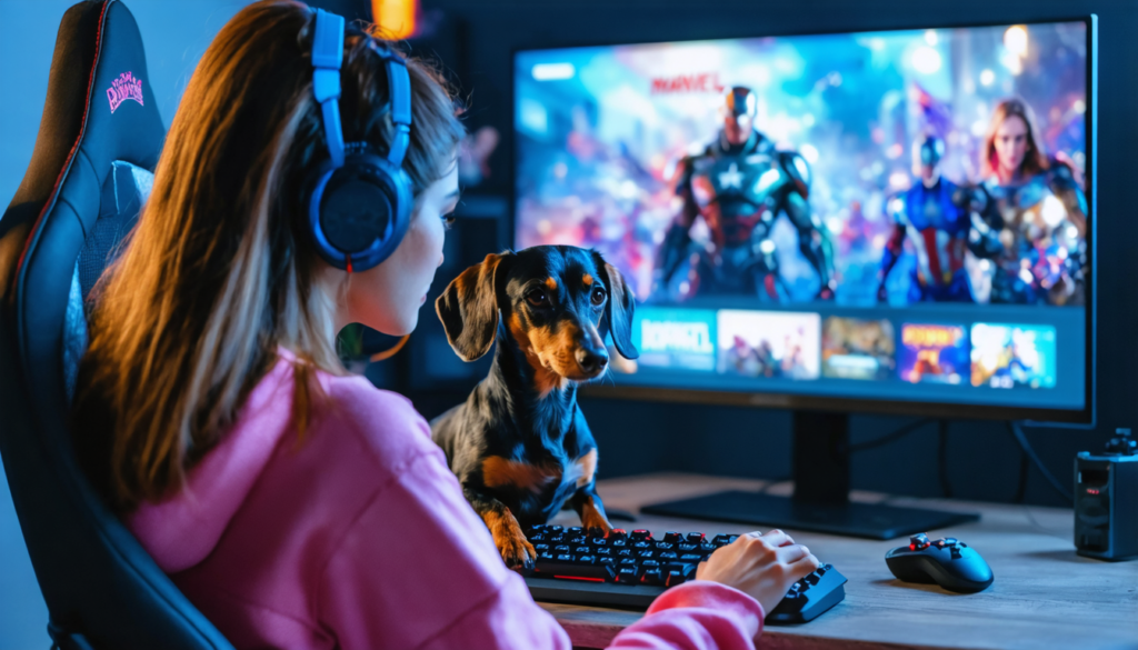 découvrez comment cette streameuse et son teckel insufflent une nouvelle énergie à la communauté de marvel rivals avec leur complicité et leur passion.