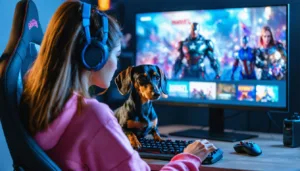 découvrez comment cette streameuse et son teckel insufflent une nouvelle énergie à la communauté de marvel rivals avec leur complicité et leur passion.