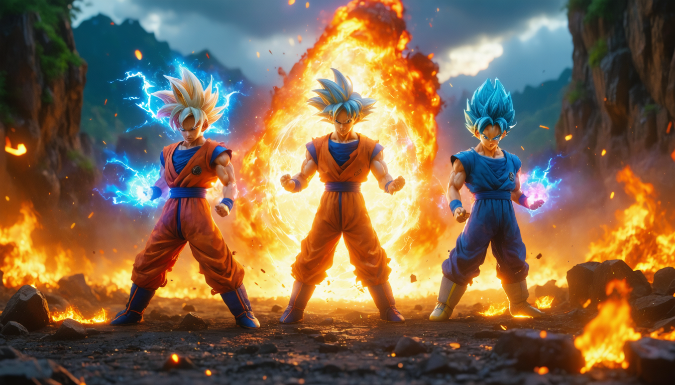 Odkryj fascynujący świat Dragon Ball, legendarną sagę, która zdobyła miliony fanów na całym świecie dzięki ikonicznym postaciom i legendarnym walkom.