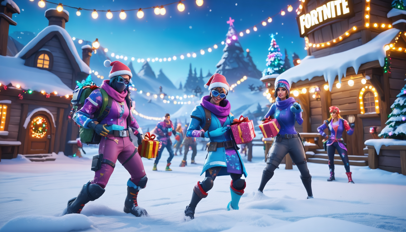 discover the Fortnite winterfest 2025 with its official launch dates and exclusive free gifts not to be missed to celebrate winter in style !