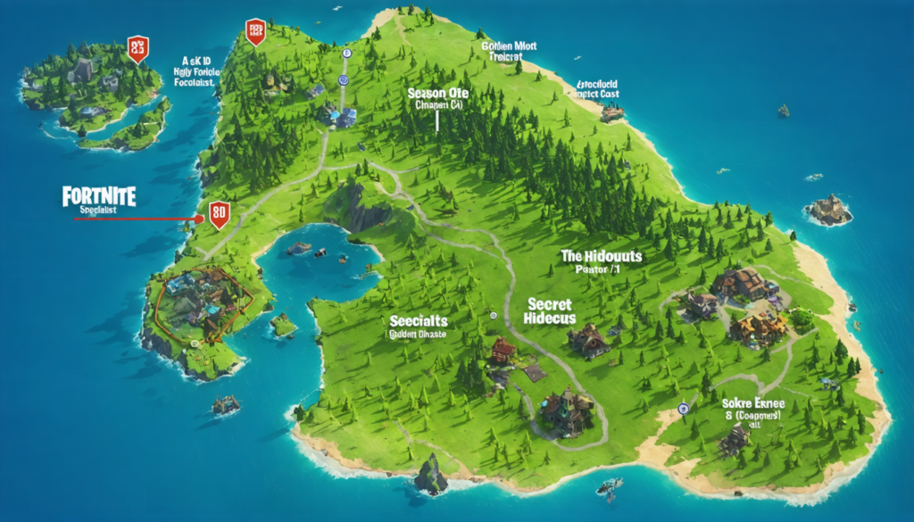 Fortnite Chapter 7 Season 1: Discover the 10 Essential Characters and Their Secret Hideouts on the Golden Coast