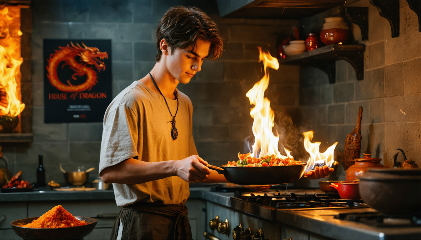 discover how a passionate fan prepares a fiery appetizer for the highly anticipated release of house of the dragon season 3.