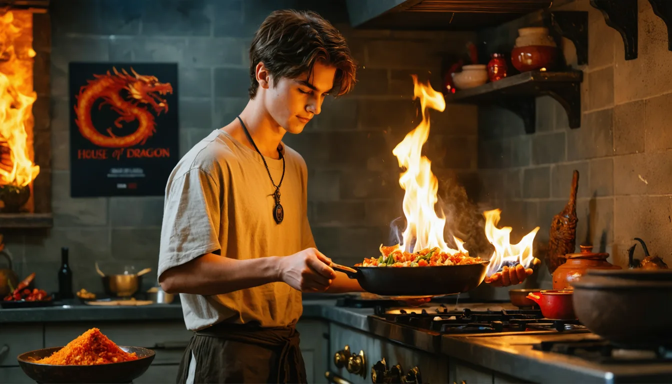 découvrez comment un fan passionné prépare une mise en bouche enflammée pour la sortie très attendue de la saison 3 de house of the dragon.
