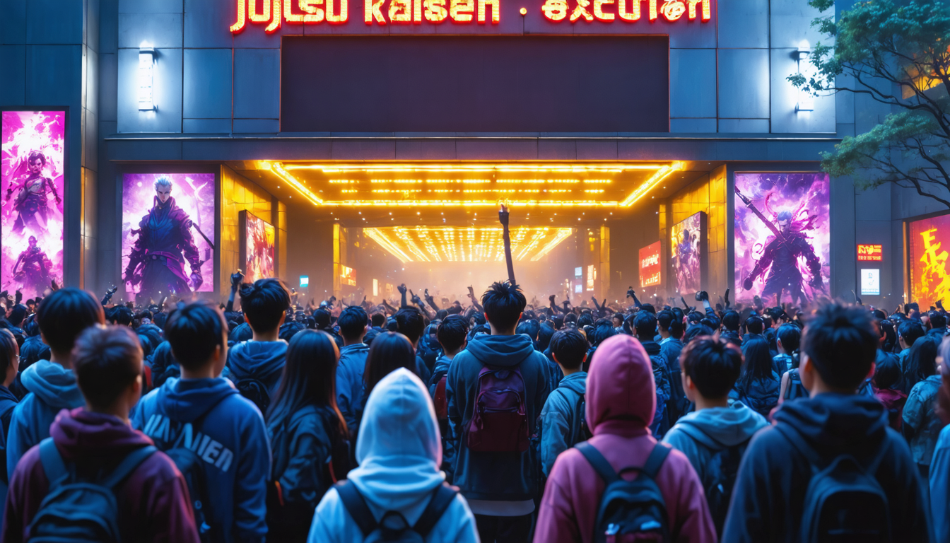 découvrez l'arrivée très attendue de jujutsu kaisen : execution au cinéma, générant une excitation intense parmi les fans de la célèbre série d'animation.