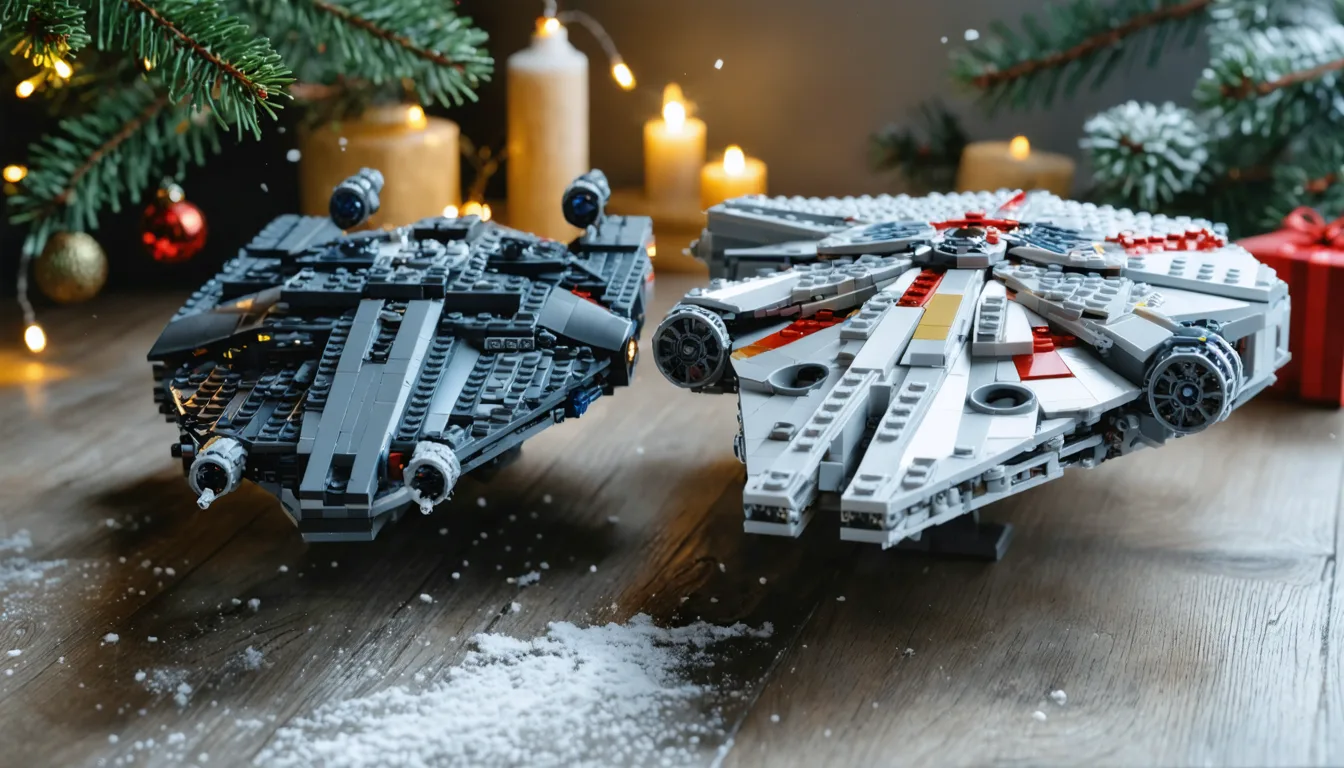 découvrez les offres de noël sur amazon pour les ensembles lego star wars avec le faucon noir et le faucon millenium classique. parfait pour les fans et les collectionneurs, profitez de réductions exclusives pour un cadeau magique.