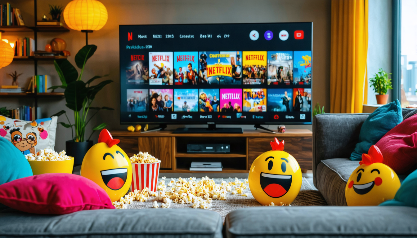 discover the 10 unmissable comedies on netflix in 2025 to laugh and have a great time alone or with friends.