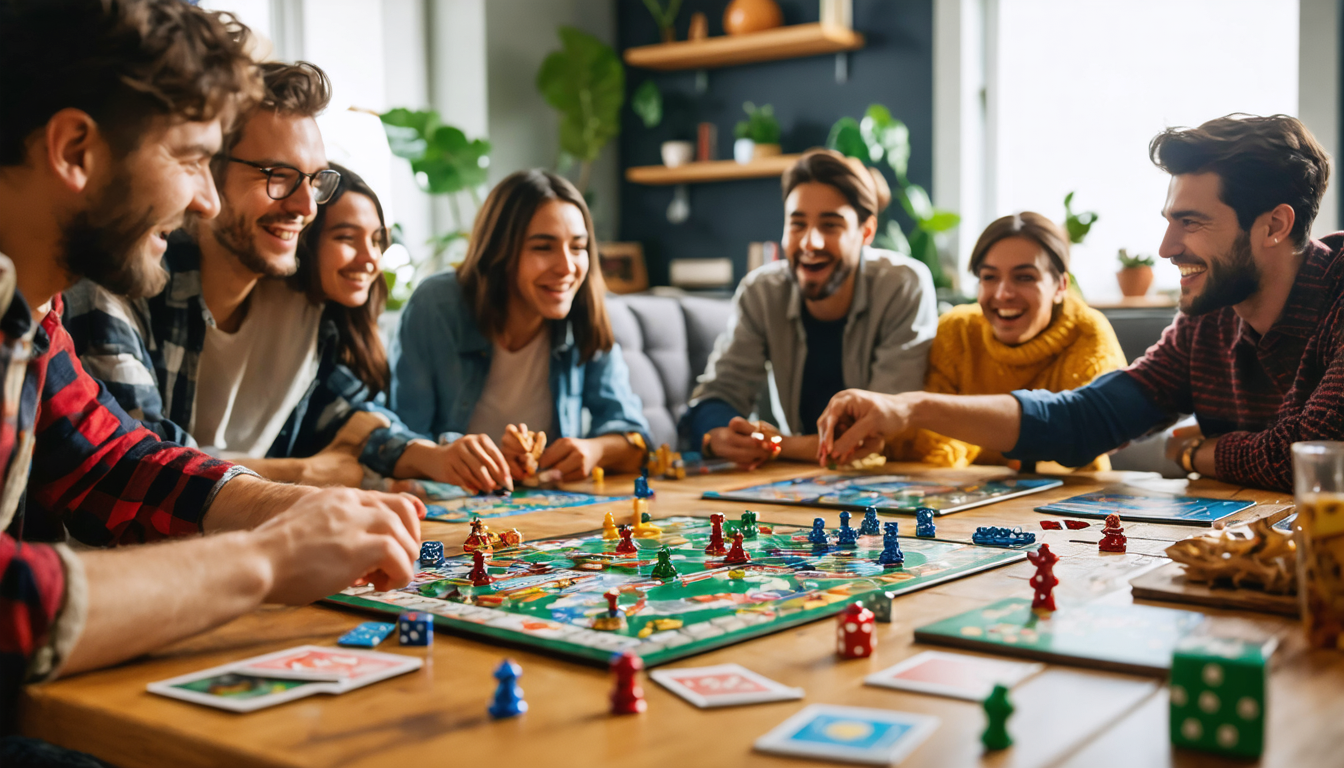 discover the 10 essential board games to experience unforgettable moments with friends combining fun, strategy and conviviality.