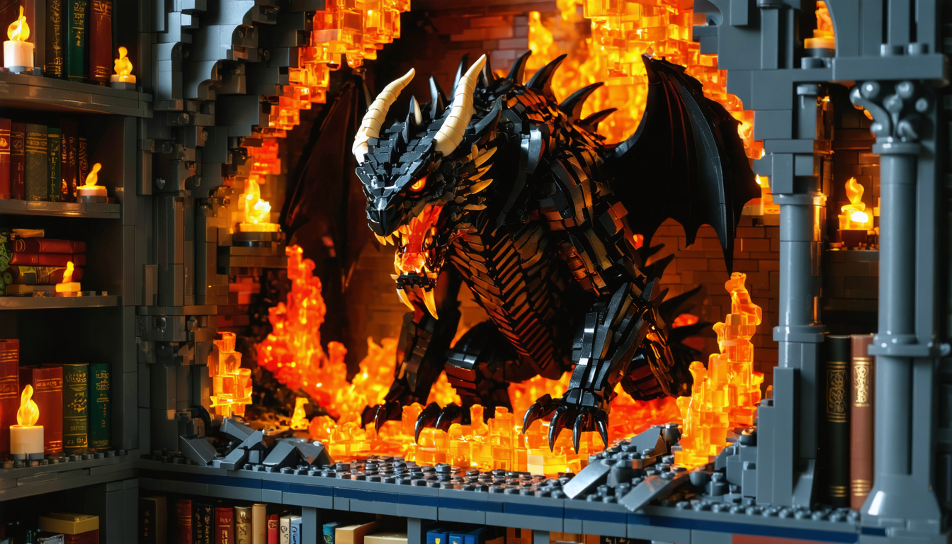 discover the exclusive offer on the lego book nook of the balrog and dive into the captivating universe of the lord of the rings. enjoy a special promotion to enrich your collection now.