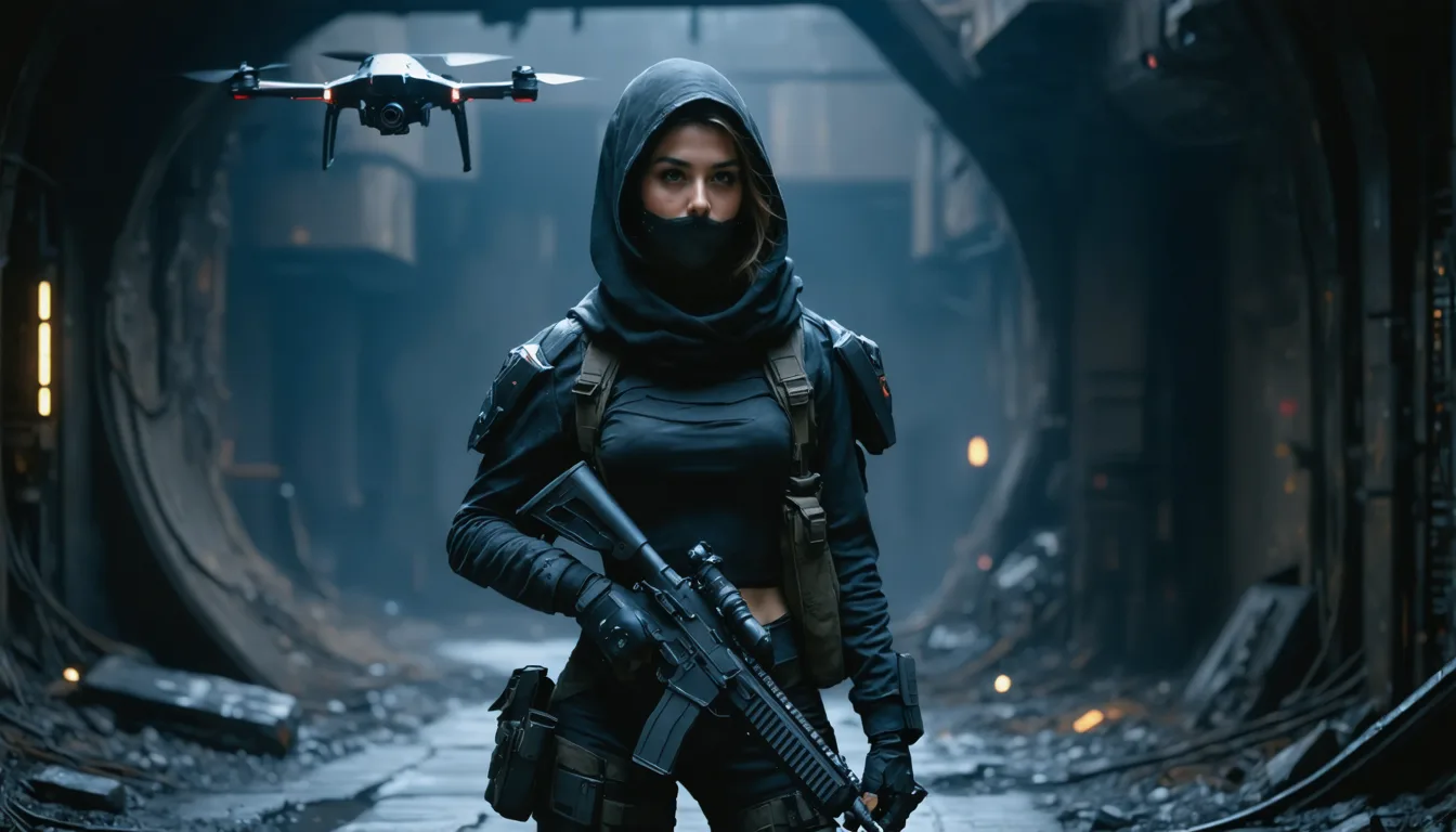 découvrez zoe, la chasseuse silencieuse de steel seed, accompagnée de son redoutable drone koby dans un nouveau trailer captivant, plongez au cœur de l'action et de l'aventure.