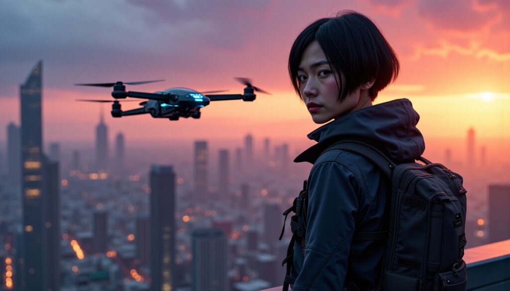 Steel Seed: discover Zoe, the silent hunter, and her formidable drone Koby in a captivating new trailer