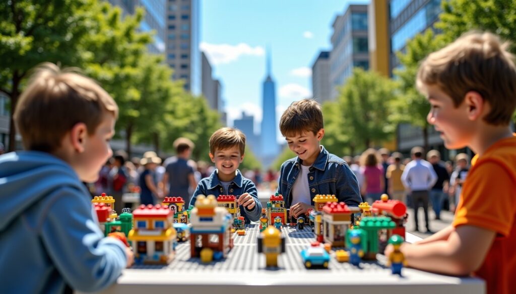 Los apasionados de LEGO de fiesta: descubre las innovaciones 2026 de la colección Shopping Street