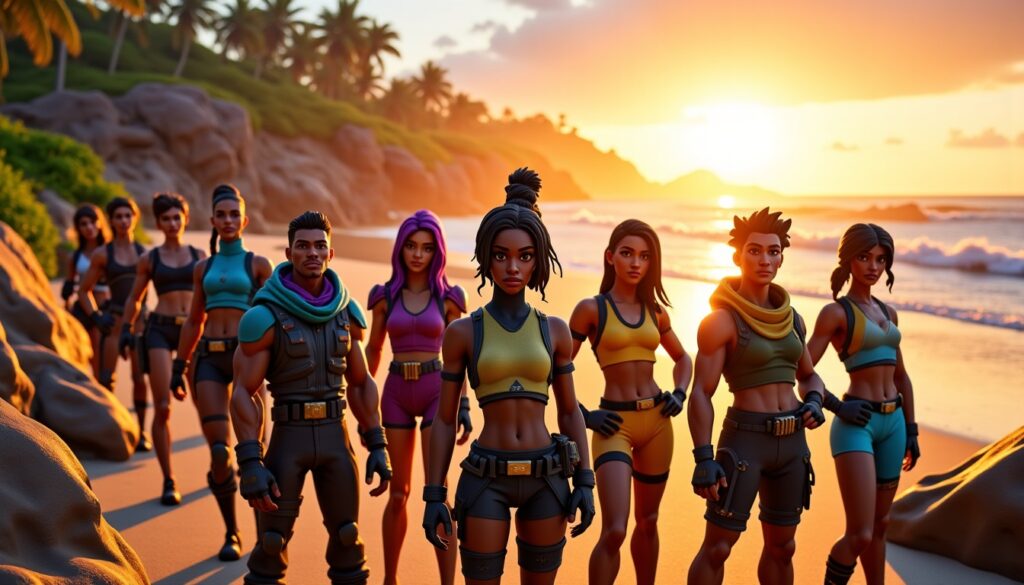 Fortnite Capítulo 7 Temporada 1: Descubra os 10 personagens essenciais e seus esconderijos secretos na Golden Coast