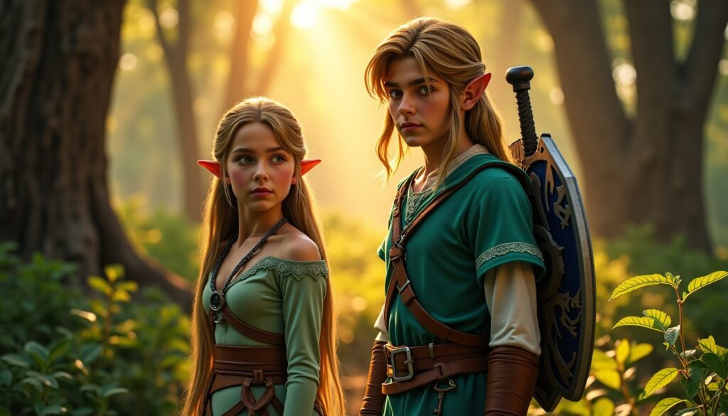 Zelda : imágenes inéditas de Link y Zelda se revelan antes del estreno de la película