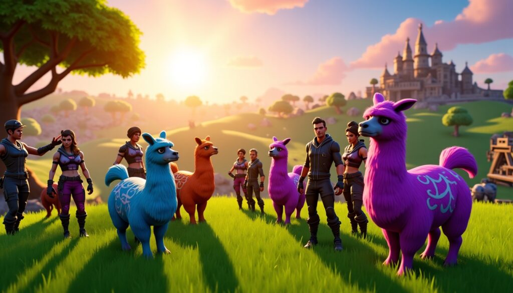 Un error divertido hace que Fortnite desactive la opción de montar en los llamas