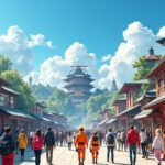 Naruto fait son entrée en France : découvrez le parc d’attractions tant attendu des fans !