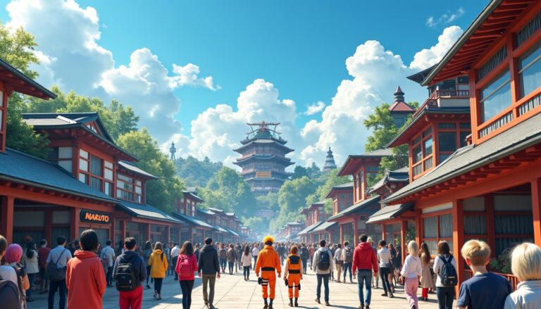 Naruto fait son entrée en France : découvrez le parc d’attractions tant attendu des fans !