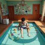 Quentin Dupieux’s Vertigo: a bold work blending the PlayStation 1 game universe and the Sims style