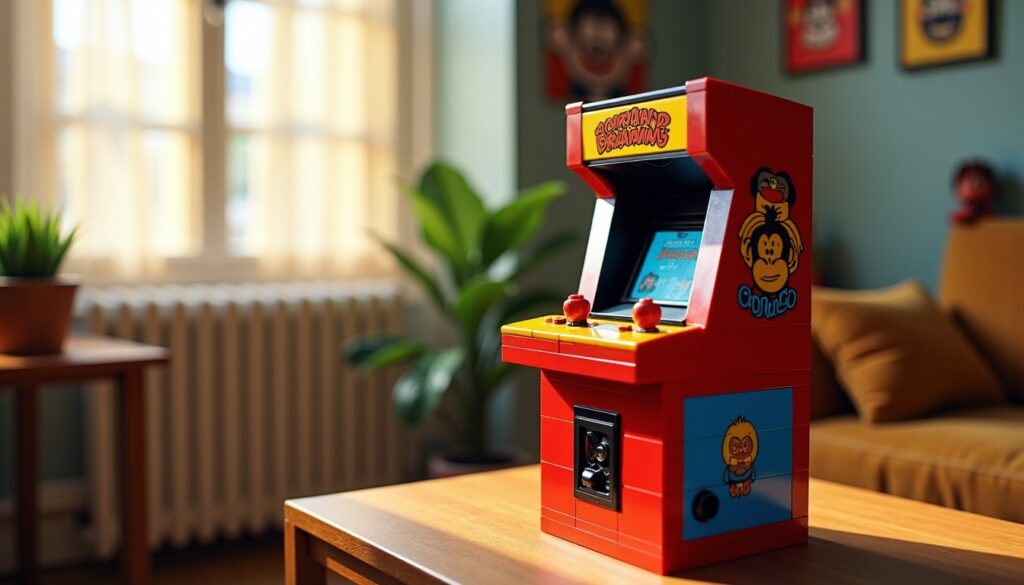 LEGO dévoile un set Donkey Kong : une borne d’arcade fonctionnelle à construire !