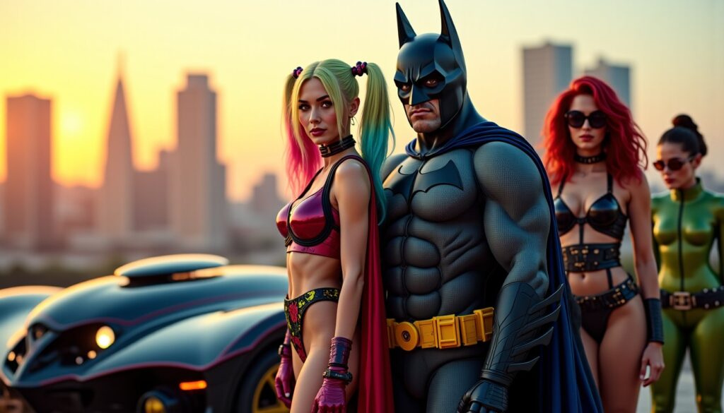 Fortnite revela cuatro skins veraniegos de DC: Batman, Harley Quinn, Catwoman y Poison Ivy llegan el 16 de julio de 2026 con un Batmóvil y un Sidekick inéditos