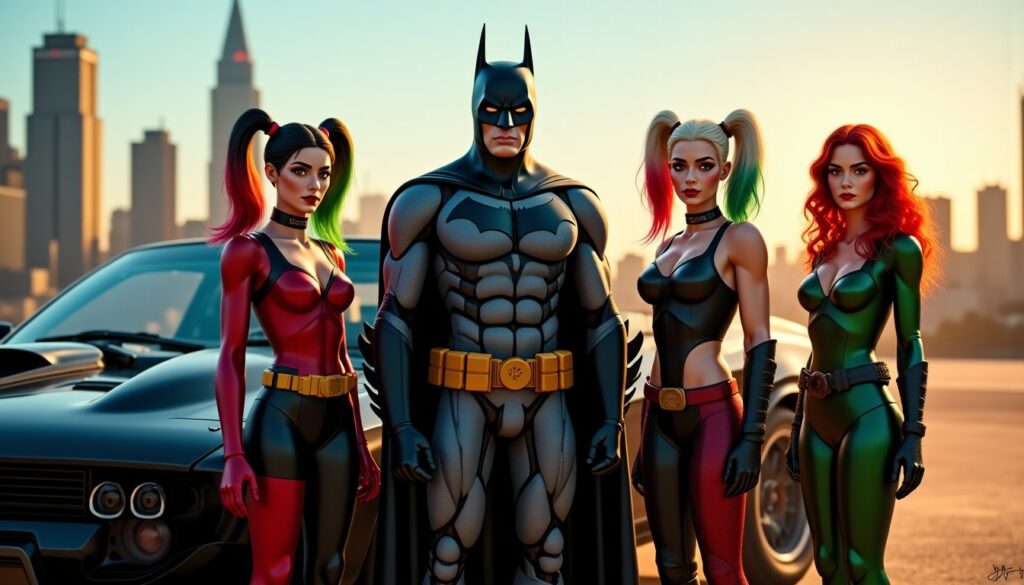 Fortnite dévoile quatre skins estivaux DC : Batman, Harley Quinn, Catwoman et Poison Ivy débarquent le 16 juillet 2026 avec une Batmobile et un Sidekick inédit