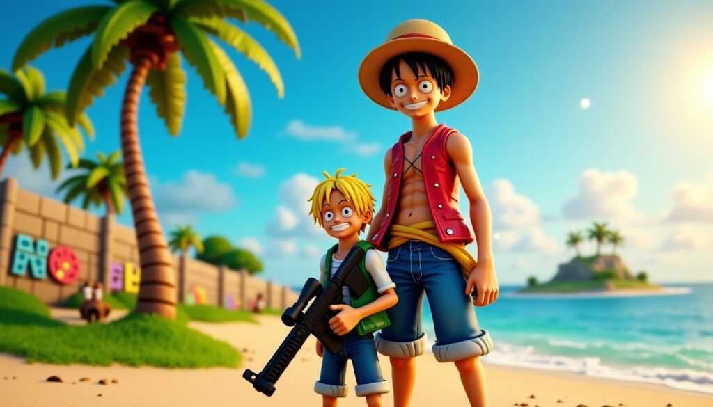 Fortnite e One Piece podem em breve unir seus universos em um crossover espetacular