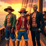 One Piece : Luffy, Zoro e Sanji, dignos herdeiros de Roger, Rayleigh e Gaban ?