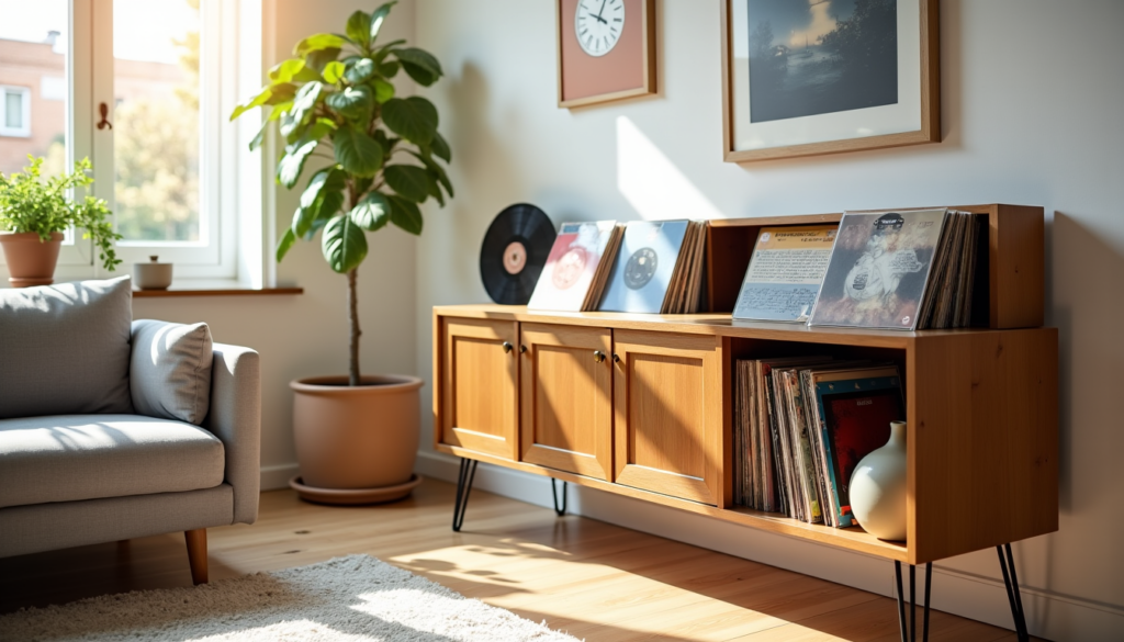 Budget rangement vinyles : du meuble à casiers au buffet sur mesure
